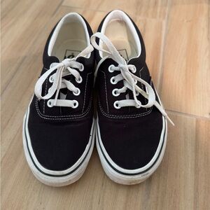Vans Black Canvas Sneakers